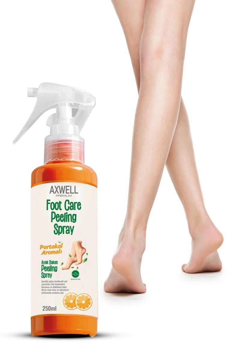 AXWELL PREMIUM Portakal Aromalı Ayak Bakım Peeling Spreyi 250ml Nasıl kullanılır öğrenin ve  kullanıcı yorumlarına gözatın.