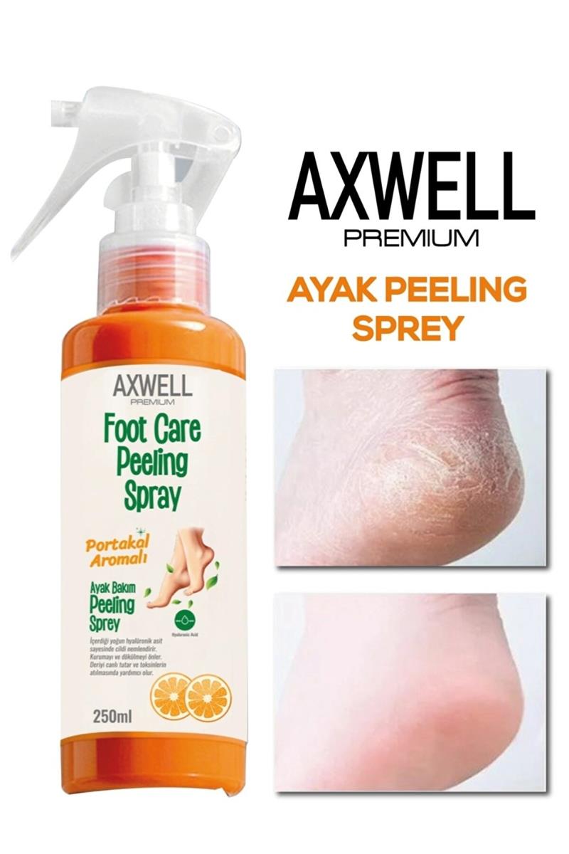 AXWELL PREMIUM Portakal Aromalı Ayak Bakım Peeling Spreyi 250ml Nasıl kullanılır öğrenin ve  kullanıcı yorumlarına gözatın.