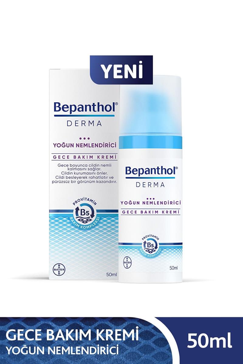 Bepanthol Derma Yoğun Nemlendirici Gece Bakım Kremi 50 ml Provitamin B5 Bakım Kompleksi Kullananlar