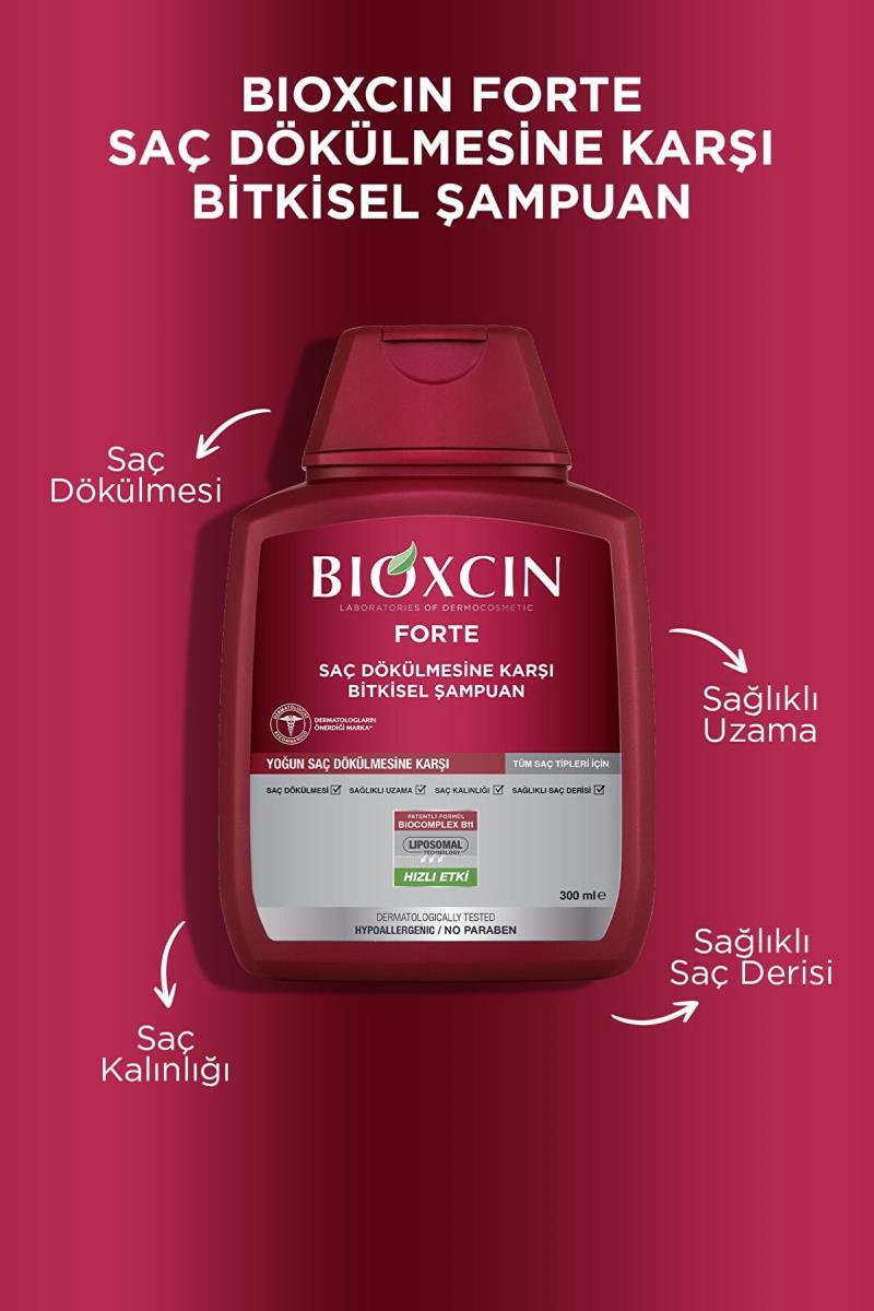 Bioxcin Forte Şampuan 300 Ml - Yoğun Dökülme Karşıtı Şampuan Nasıl kullanılır öğrenin ve  kullanıcı yorumlarına gözatın.
