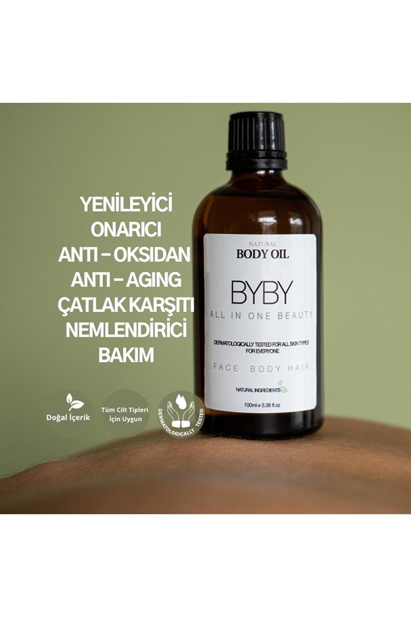 BYBY Natural Body Oil (yüz/vücut/saç) 100 Ml Cam Şişe Nasıl kullanılır öğrenin ve  kullanıcı yorumlarına gözatın.