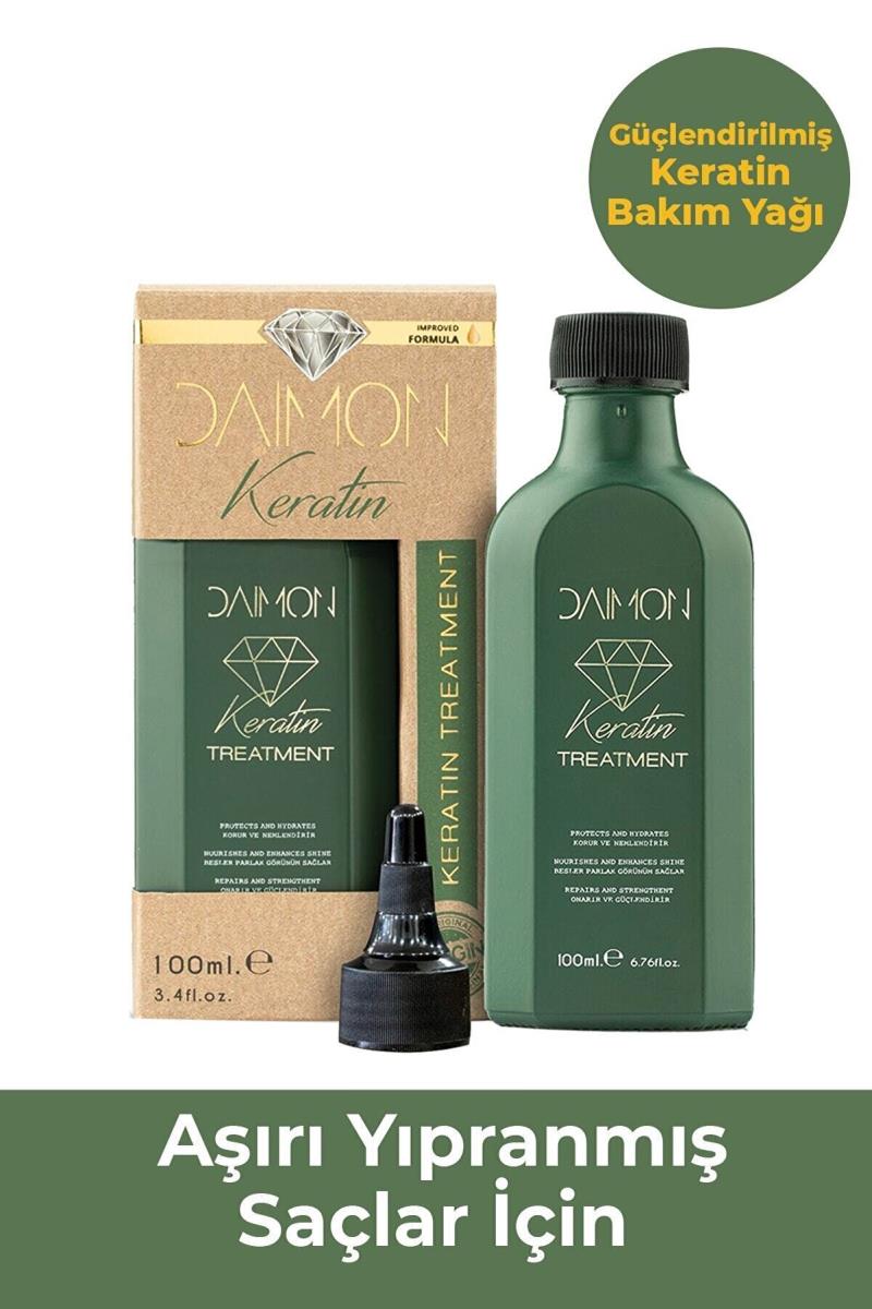 DAIMON Premium Series Aşırı Yıpranmış Saçlar Için Güçlendirilmiş Keratin Bakım Yağı 100 ml Nasıl kullanılır öğrenin ve  kullanıcı yorumlarına gözatın.