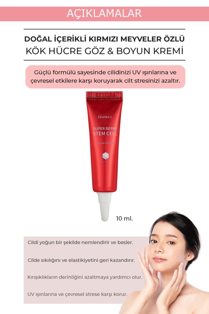 DEOPROCE Adenozin Içeren Göz Altı Koyu Görünümü Gideren Kırışıklık Karşıtı Göz & Boyun Kremi 10ml Nasıl kullanılır öğrenin ve  kullanıcı yorumlarına gözatın.