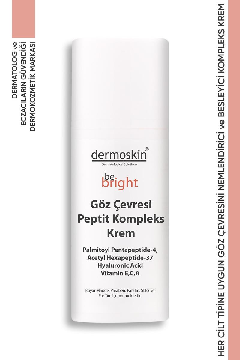 Dermoskin Be Bright Göz Çevresi Peptit Kompleks Krem 15 ml Nasıl kullanılır öğrenin ve  kullanıcı yorumlarına gözatın.