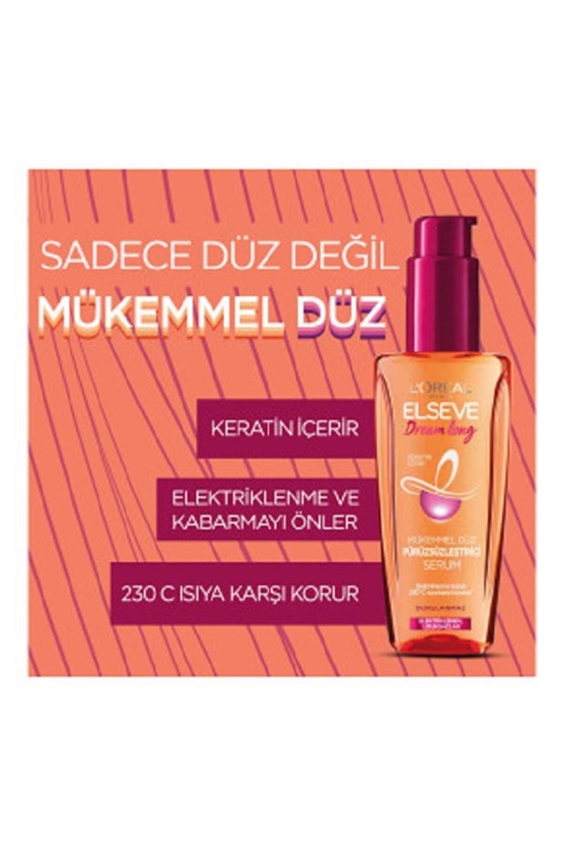 Elseve L'oréal Paris Dream Long Mükemmel Düz Pürüzsüzleştirici Serum Nasıl kullanılır öğrenin ve  kullanıcı yorumlarına gözatın.