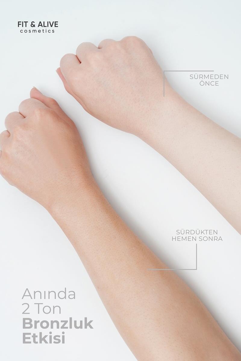 Fit & Alive Bronzlaştırıcı Yağ Simli Nasıl kullanılır öğrenin ve  kullanıcı yorumlarına gözatın.