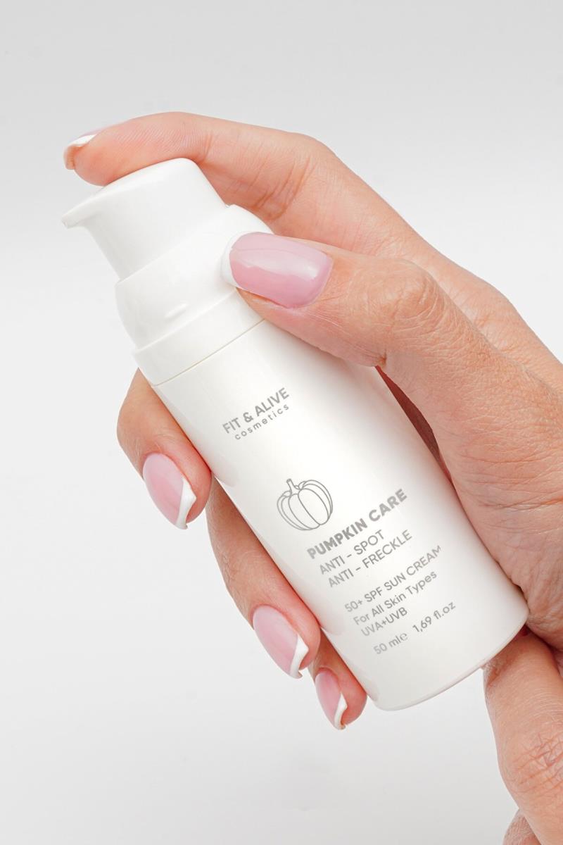 Fit & Alive Fitalive Lekeli Ciltlere Özel Aydınlatıcı Pumpkin Güneş Kremi Spf 50 (ANTİ SPOT & ANTİ FRECKLES) Nasıl kullanılır öğrenin ve  kullanıcı yorumlarına gözatın.