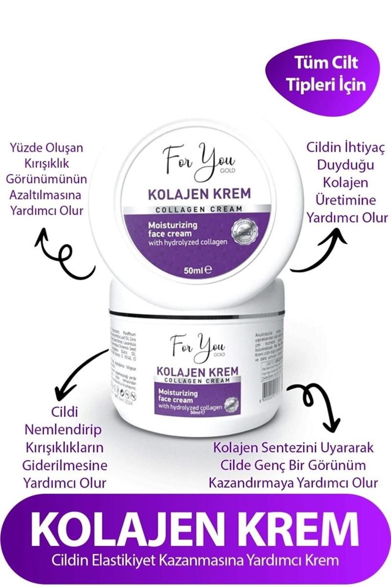 For You Gold Yaşlanma Karşıtı Kolajen Krem, Anti-aging, Kırışıklık Karşıtı, Sıkılaştırıcı, Onarıcı Kullananlar