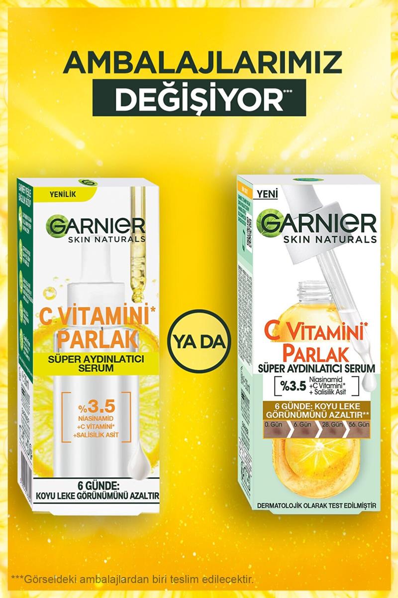 Garnier C Vitamini Parlak Süper Aydınlatıcı Serum 30ml Nasıl kullanılır öğrenin ve  kullanıcı yorumlarına gözatın.