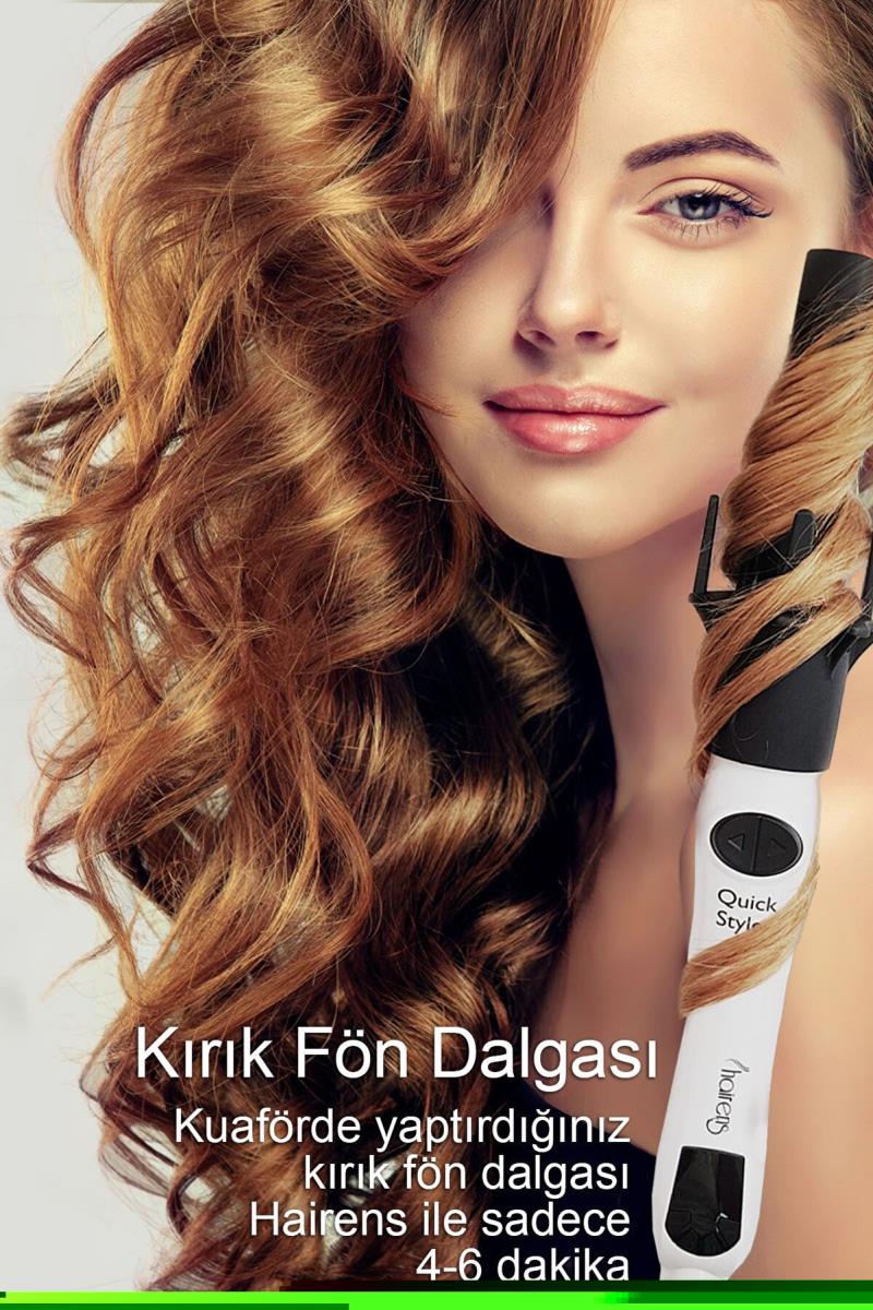 Hairens Hrs-320 Otomatik Saç Maşası - Kalın Su Dalgası 25mm Nasıl kullanılır öğrenin ve  kullanıcı yorumlarına gözatın.