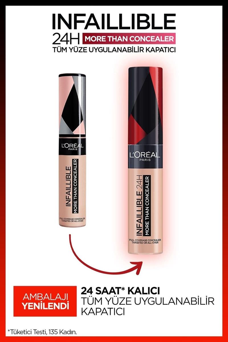 L'Oreal Paris Infaillible Tüm Yüze Uygulanabilir Kapatıcı 322 Ivory Nasıl kullanılır öğrenin ve  kullanıcı yorumlarına gözatın.