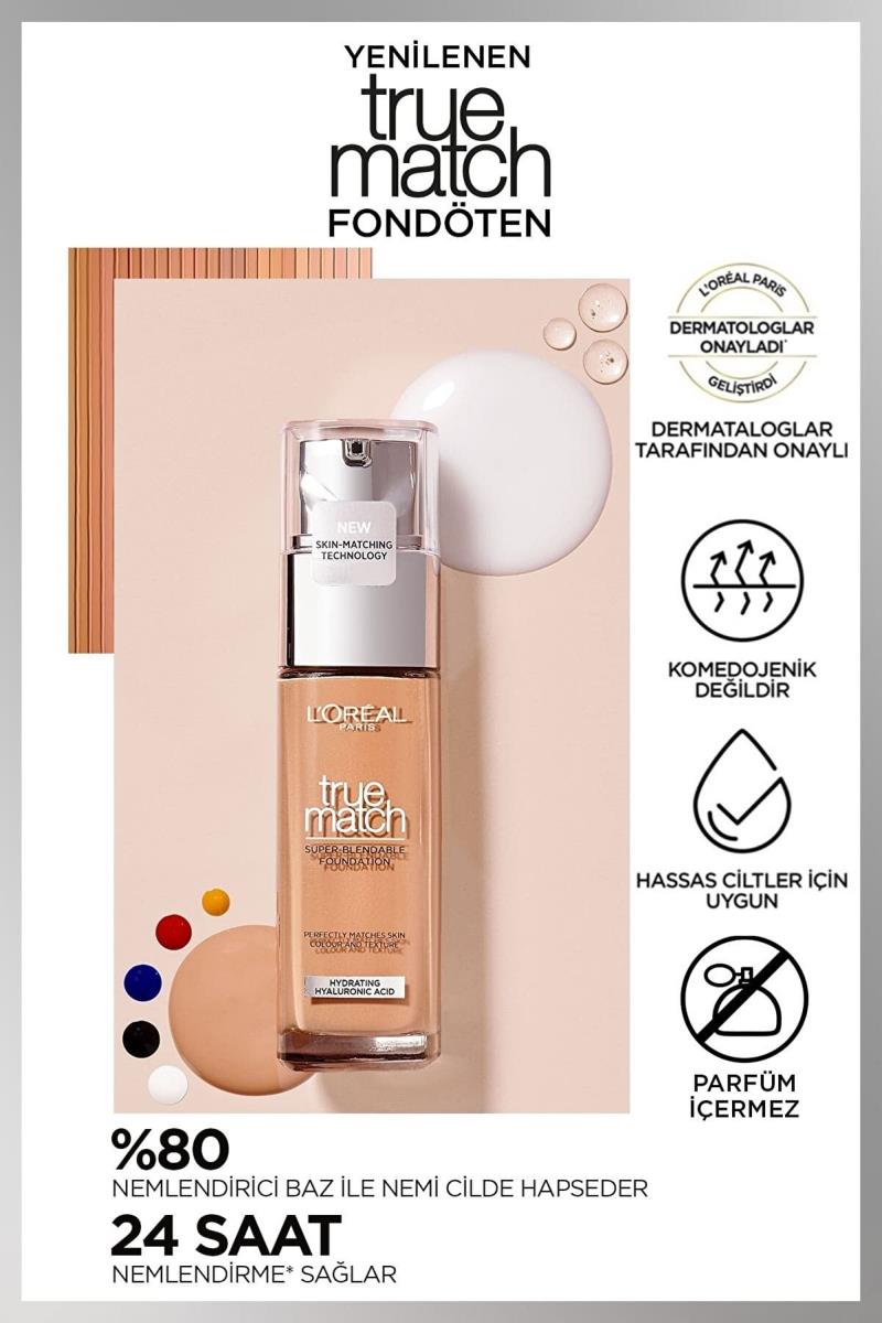 L'Oreal Paris True Match Bakım Yapan Fondöten 2R ROSE VANILLA Nasıl kullanılır öğrenin ve  kullanıcı yorumlarına gözatın.