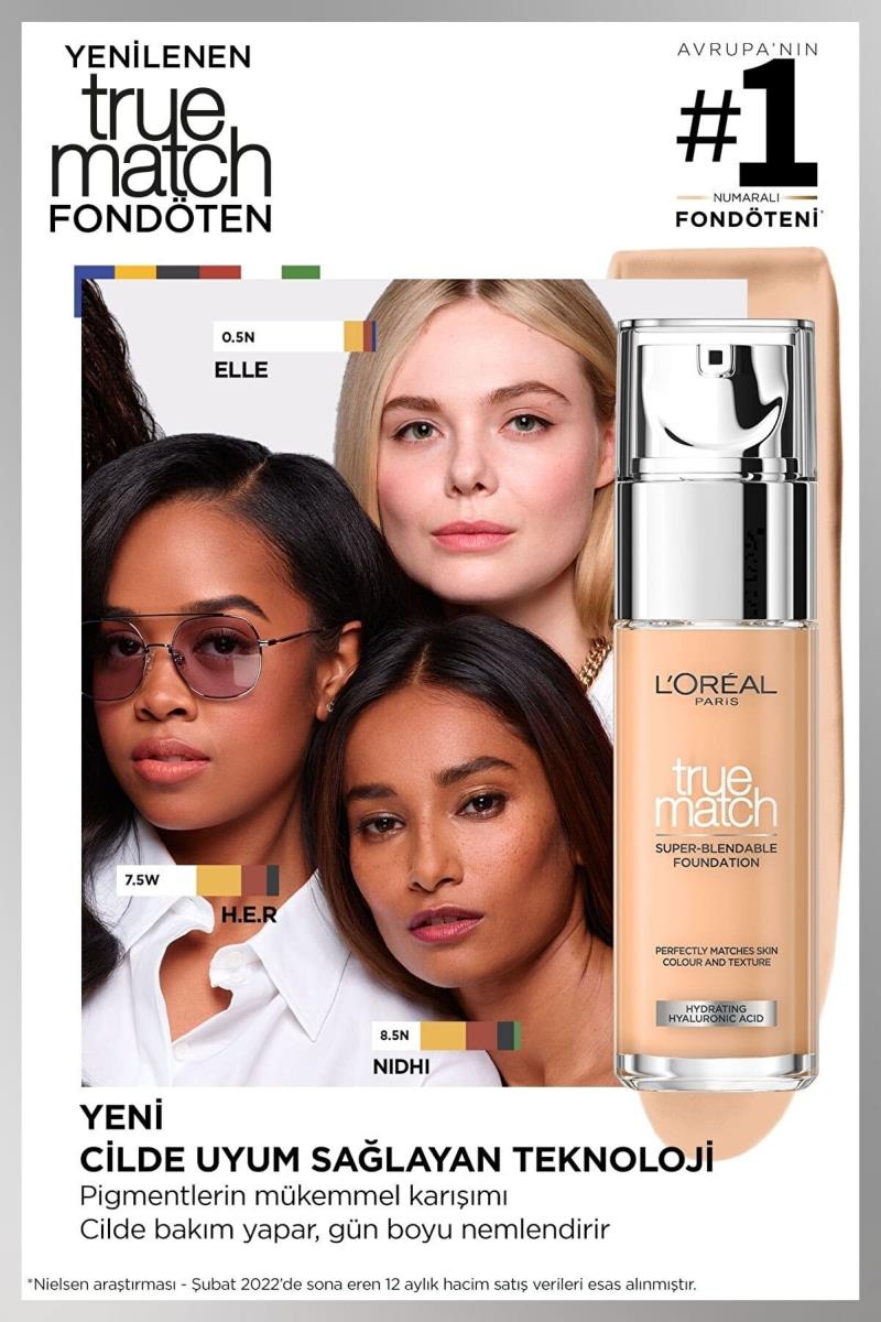 L'Oreal Paris True Match Bakım Yapan Fondöten 2R ROSE VANILLA Nasıl kullanılır öğrenin ve  kullanıcı yorumlarına gözatın.