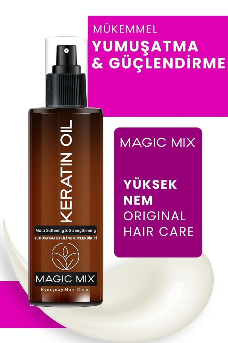 MAGIC MIX Magıc Mıx Aşırı Yıpranmış Saçlar Için Keratin Yağı 110 ml Nasıl kullanılır öğrenin ve  kullanıcı yorumlarına gözatın.