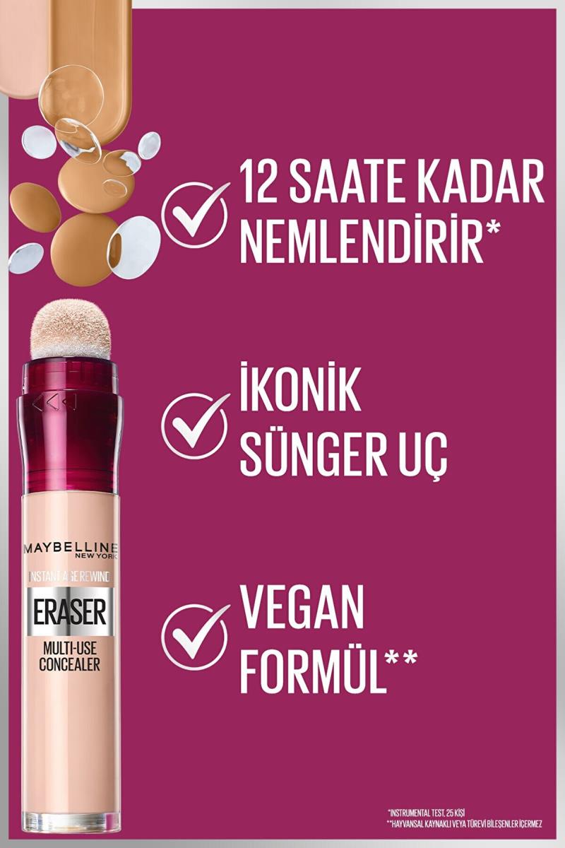 Maybelline New York Instant Anti Age Eraser Kapatıcı - 02 Nude Nasıl kullanılır öğrenin ve  kullanıcı yorumlarına gözatın.