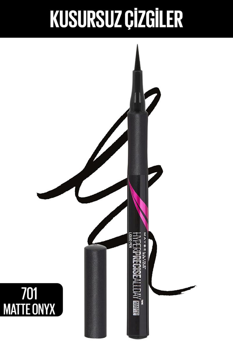 Maybelline New York Siyah Eyeliner - Hyper Precise All Day Eyeliner Matte Black 3600531502768 Kullananlar