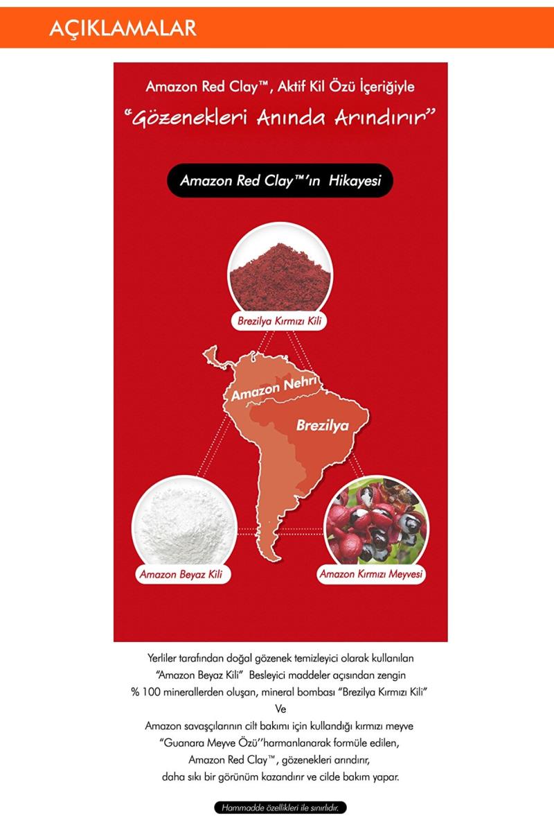 Missha Gözenekli Ciltler İçin Amazon Kili Maskesi 110ML Amazon Red Clay Pore Mask Nasıl kullanılır öğrenin ve  kullanıcı yorumlarına gözatın.