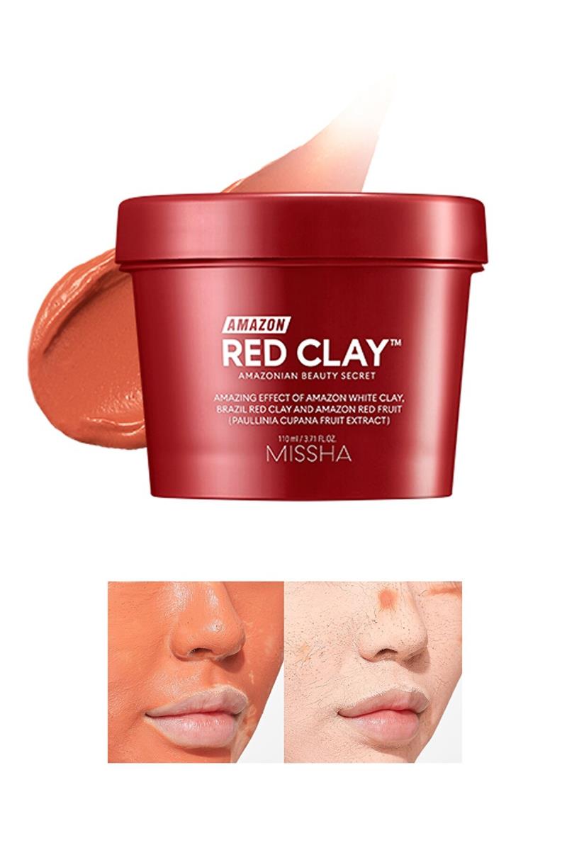 Missha Gözenekli Ciltler İçin Amazon Kili Maskesi 110ML Amazon Red Clay Pore Mask Kullananlar