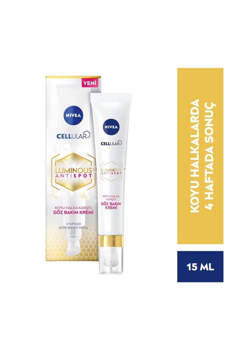 Nivea Luminous630 Koyu Halka Karşıtı Göz Bakım Kremi,15ml,aydınlık Göz Çevresi,hyaluronik Asit Kullananlar