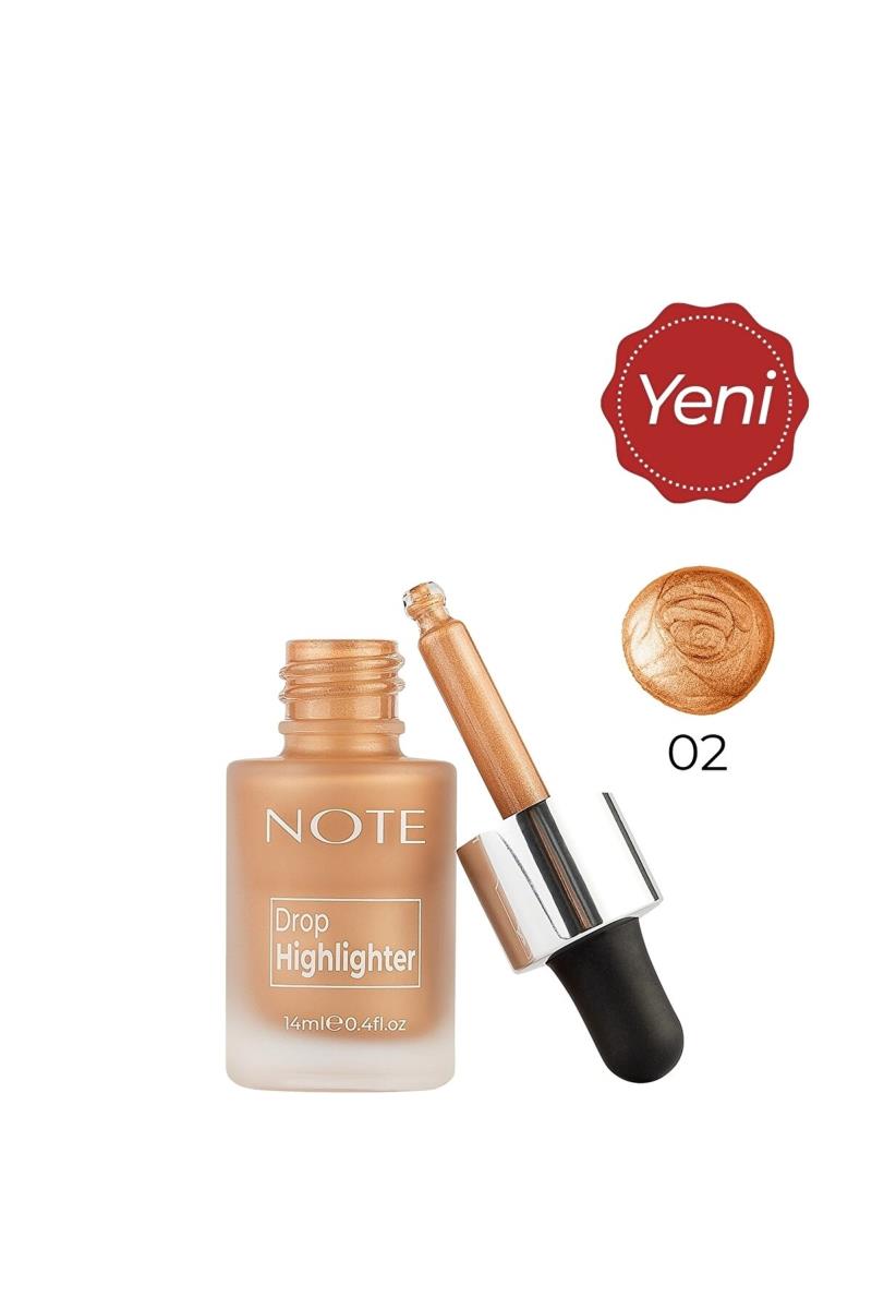Note Cosmetics Drop Highlighter Likit Aydınlatıcı 02 Charming Desert Nasıl kullanılır öğrenin ve  kullanıcı yorumlarına gözatın.