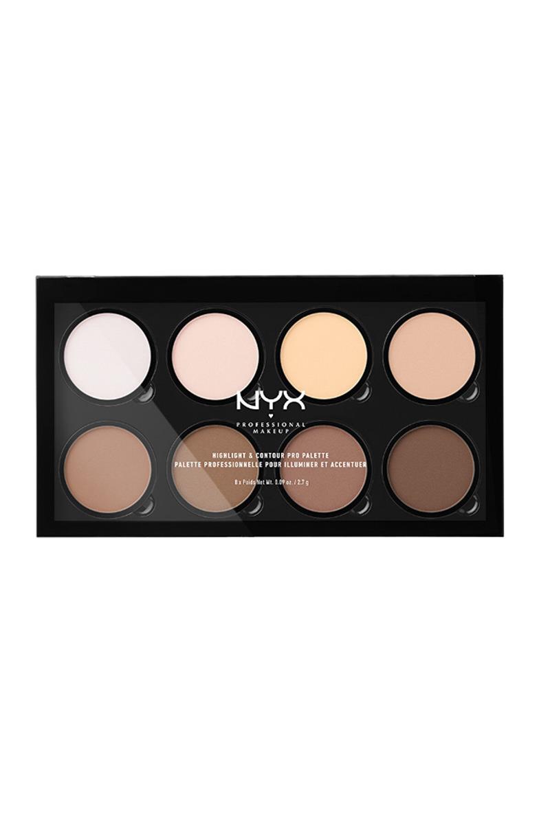 NYX Professional Makeup Aydınlatıcı & Kontür Paleti - Highlight & Contour Pro Palette 208 g 800897836245 Nasıl kullanılır öğrenin ve  kullanıcı yorumlarına gözatın.
