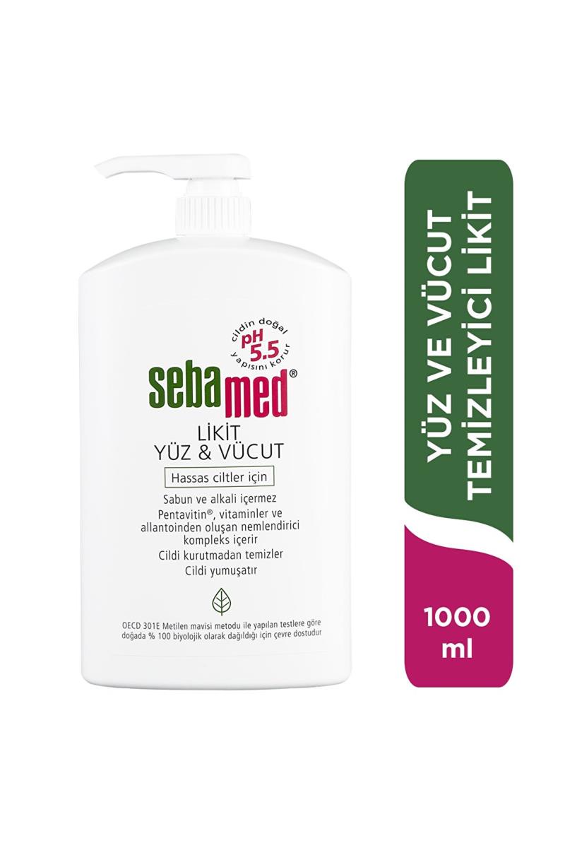 Sebamed Likit Yüz & Vücut Temizleme Jeli 1000 ml Kullananlar
