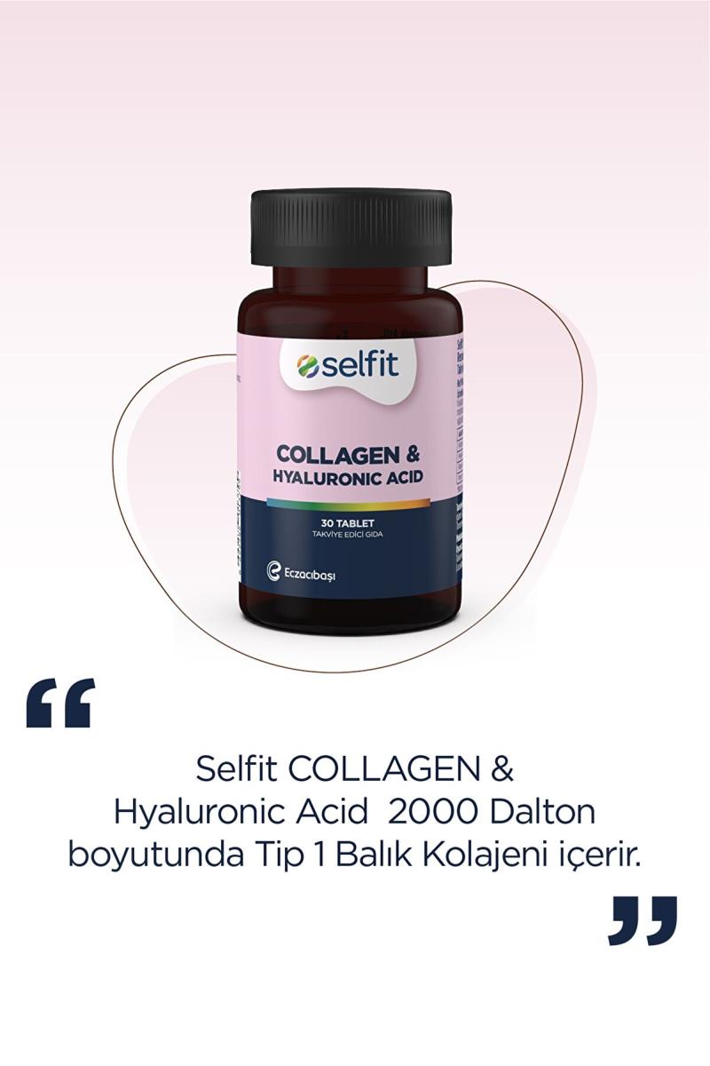 Selfit Collagen & Hyaluronic Acid 30 Tablet Nasıl kullanılır öğrenin ve  kullanıcı yorumlarına gözatın.