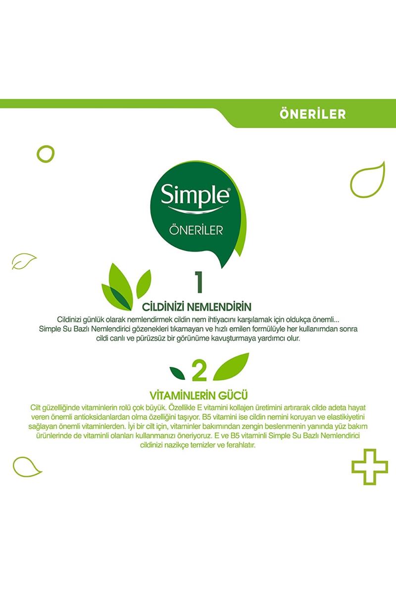 Simple Kind To Skin Su Bazlı Nemlendirici Hassas Ciltler Için 12 Saate Kadar Etkili 125 ml Nasıl kullanılır öğrenin ve  kullanıcı yorumlarına gözatın.