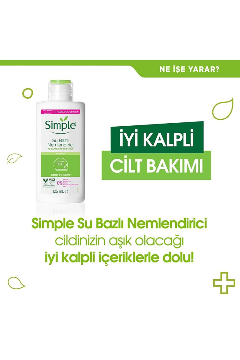 Simple Kind To Skin Su Bazlı Nemlendirici Hassas Ciltler Için 12 Saate Kadar Etkili 125 ml Nasıl kullanılır öğrenin ve  kullanıcı yorumlarına gözatın.