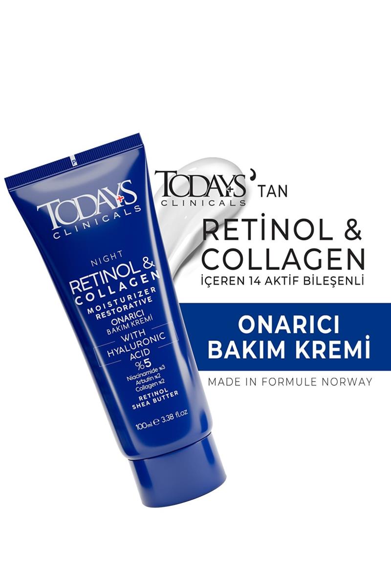TODAYS CLİNİCALS Onarıcı Krem - Retinol Shea Butter Hyaluronic Acıd %5 Collagen % 2 Arbutin % 2 Nasıl kullanılır öğrenin ve  kullanıcı yorumlarına gözatın.