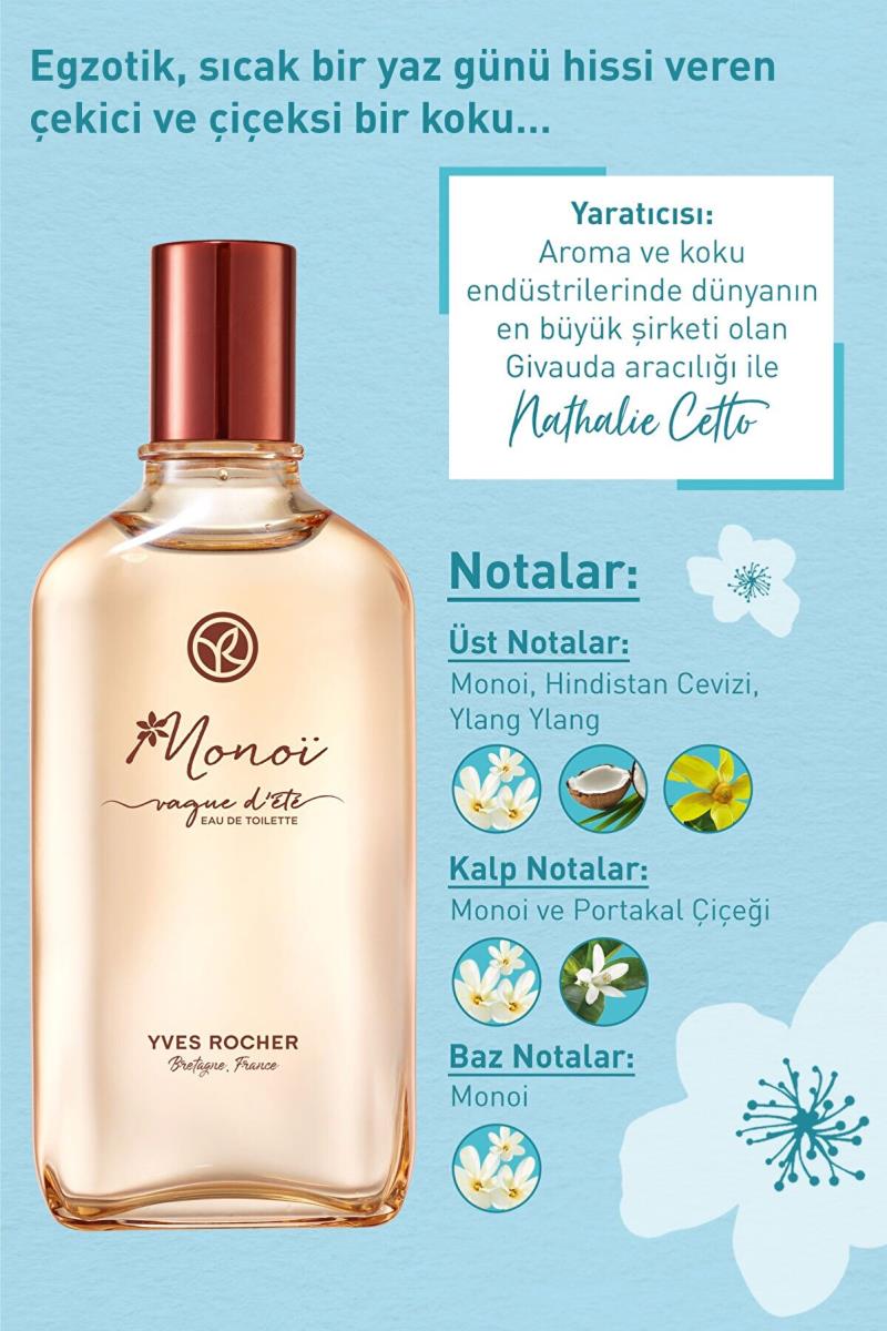 Yves Rocher Monoi Edt - 100 Ml Nasıl kullanılır öğrenin ve  kullanıcı yorumlarına gözatın.